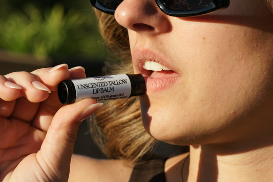 Unscented Tallow Lip Balm