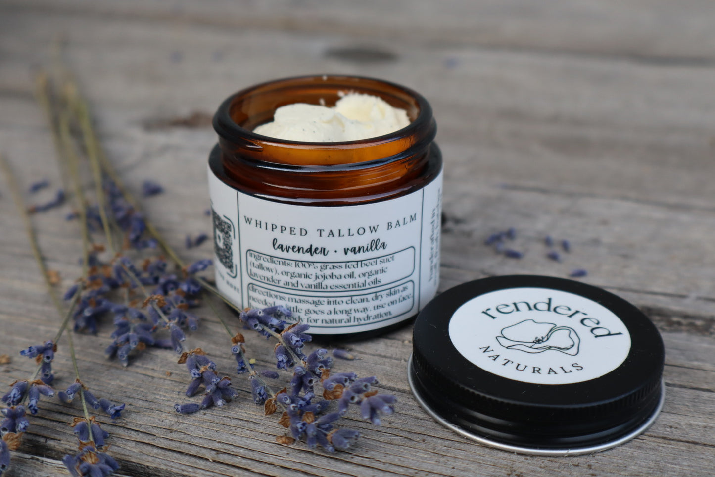 Lavender & Vanilla Whipped Tallow Balm 2oz