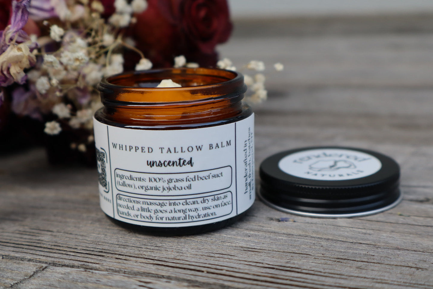 Unscented Whipped Tallow Balm 2oz